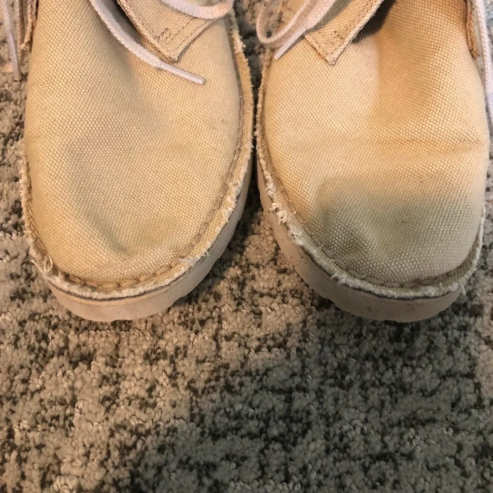 Clarks Brown Laced Ankle Boots Size 7.5